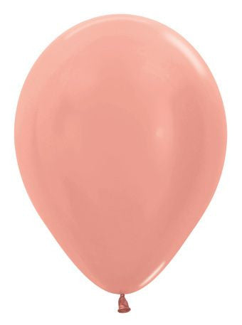 sempertex balloons, rose gold balloons