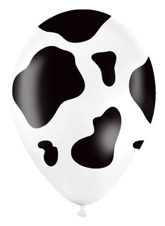 cow print balloons