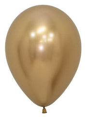 11" Sempertex Reflex Gold Balloons 50 Bag #53148