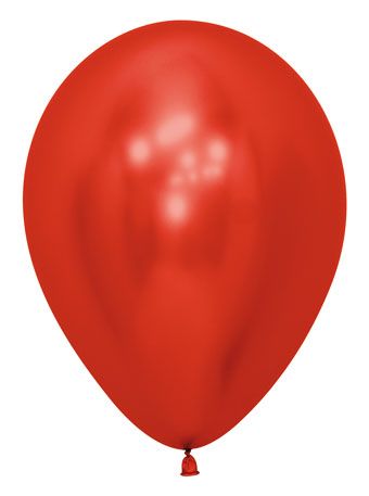 11" Sempertex Reflex Crystal Red Balloons 50 Bag #53155