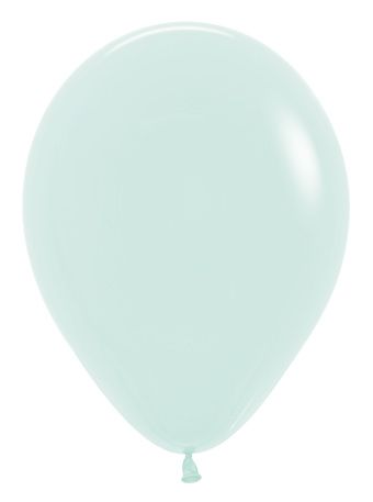 11" Sempertex Pastel Matte Green Helium Balloons 100 Bag #53176