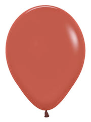 5" Sempertex Deluxe Terracotta Balloons 100 Bag #51370 (D)