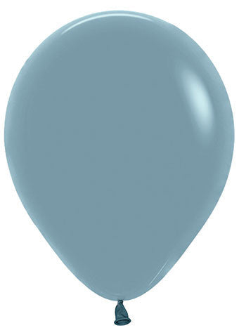 5" Sempertex Pastel Dusk Blue Balloons 100 Bag #51507