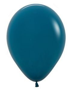 11" Sempertex Deluxe Deep Teal Balloons 100 Bag #53529