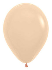 11" Sempertex Pastel Matte Malibu Peach Latex Balloons 100 Bag #53531