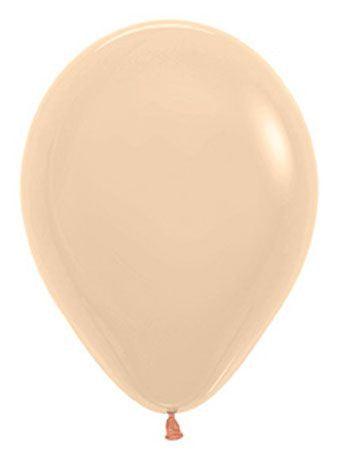 11" Sempertex Pastel Matte Malibu Peach Latex Balloons 100 Bag #53531