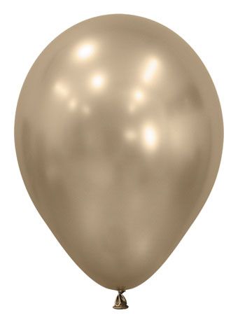 18" Sempertex Silk Gold Dust Latex Balloons 25ct #55539