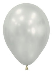 18" Sempertex Silk Oyster White Latex Balloons 25 Bag #55540