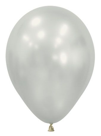 18" Sempertex Silk Oyster White Latex Balloons 25 Bag #55540