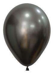 11" Sempertex Silk Midnight Grey Latex Balloons 50 Bag #53597