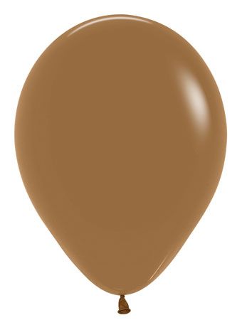 5" Sempertex Deluxe Mocha Latex Balloons 100 Bag #51599
