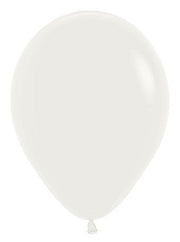 11" Sempertex Deluxe Almond White Balloons 100 Bag #53662