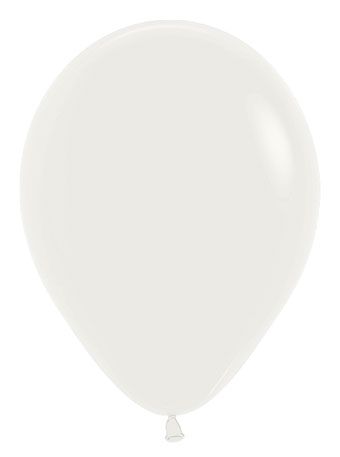 11" Sempertex Deluxe Almond White Balloons 100 Bag #53662
