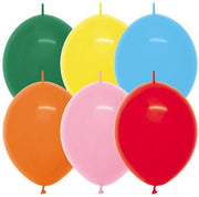 12" Link-O-Loon Sempertex Fashion Assortment Balloons 50 Bag #54098