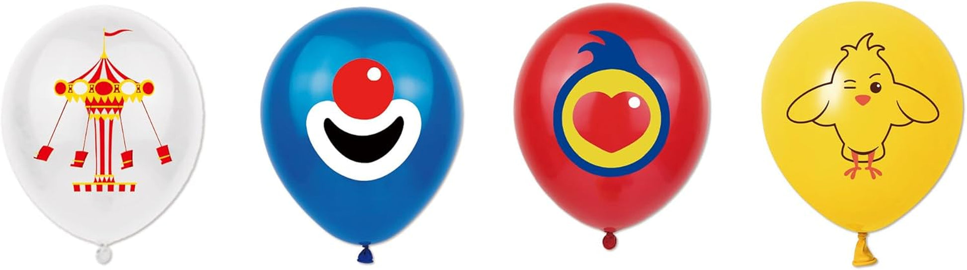 Circus Theme Birthday Party Decorations, Cartoon Carnival Animal Party Supplies with Happy Birthday Banner, Backdrop, Balloons, Cake & Cupcake Toppers for Carnival Themed Kids Birthday Party Decor