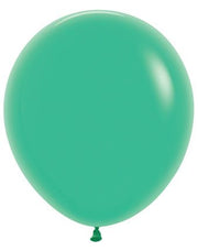 18" Sempertex Fashion Green Balloons 25 Bag #55004