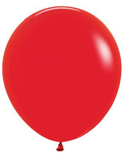18" Sempertex Fashion Red Balloons 25 Bag #55012B