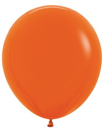 18" Sempertex Fashion Orange Balloons 25ct #55013