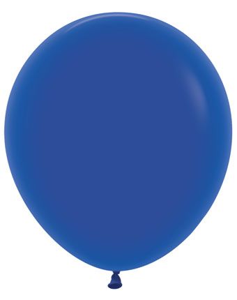 18" Sempertex Fashion Royal Blue Balloons 25 Bag #55023