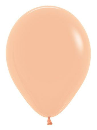 18" Sempertex Deluxe Peach Latex Balloons 25 Bag #55029