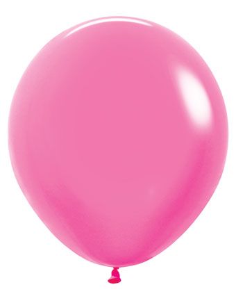 18" Sempertex Neon Magenta Balloons 25 Bag #55059
