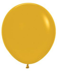 18" Sempertex Deluxe Mustard Balloons 25 Bag #55369