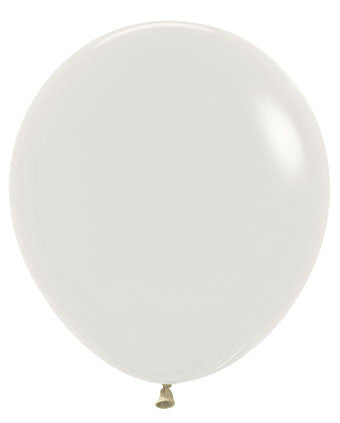 18" Sempertex Pastel Dusk Cream Balloons 25 Bag #55508