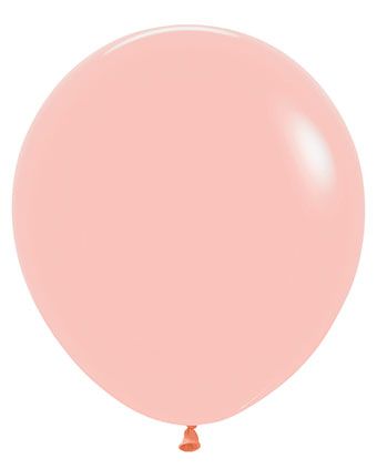 18" Sempertex Pastel Matte Melon Balloons 25 Bag #55519