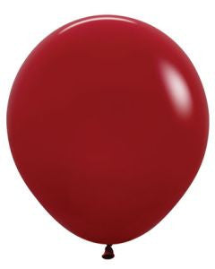 18" Sempertex Imperial Red Balloons 25 Bag #55525