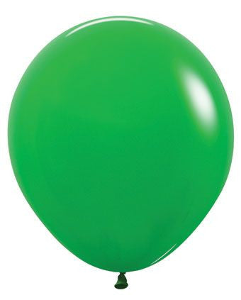 18" Sempertex Deluxe Shamrock Green Balloons 25 Bag #55527
