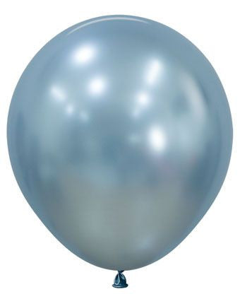 18" Sempertex Silk Arctic Blue Latex Balloons 25ct #55537
