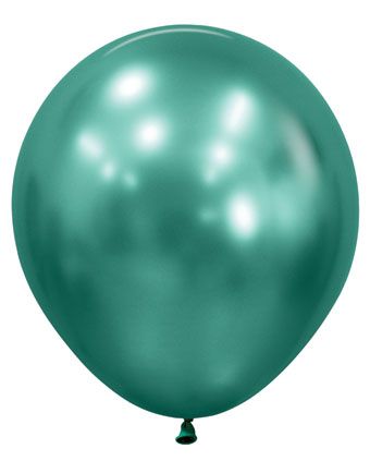 18" Sempertex Reflex Aurora Green Latex Balloons 15 per Bag #55541