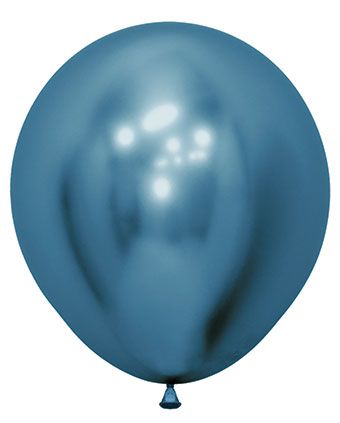 18" Sempertex Reflex Blue Balloons 15 Bag #55843