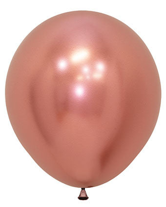 sempertex balloons, reflex rose gold 