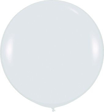 36" Sempertex Fashion White Latex Balloons 1 count #56002