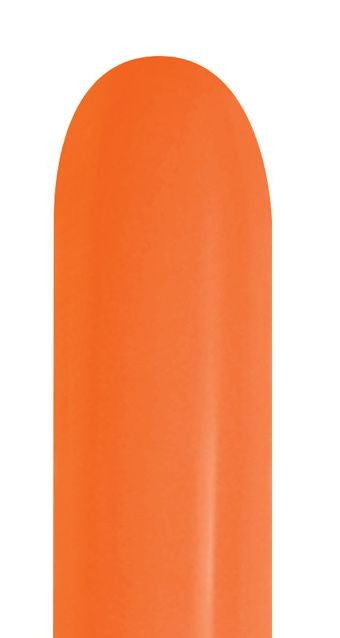 Sempertex 260B Fashion Orange Twisting Balloons 50ct #57013