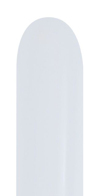 260B Sempertex Twisting Balloons Pearl White 50 Bag #57061