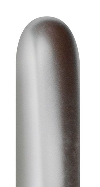 Sempertex 260B Reflex Silver Twisting Balloons 50ct #57345