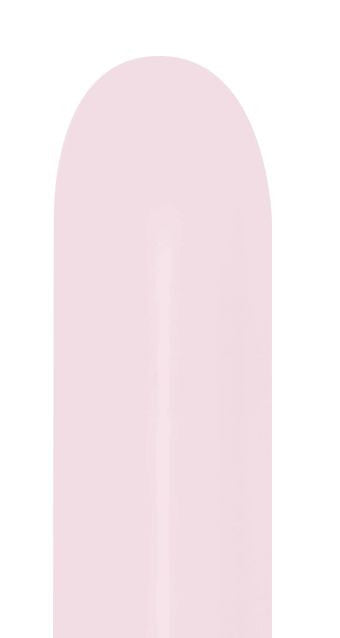 Sempertex 260B Pastel Matte Pink Twisting Balloons 50ct #57374