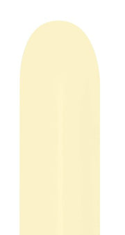 Sempertex 260B Pastel Matte Yellow Twisters 50 Bag #57375