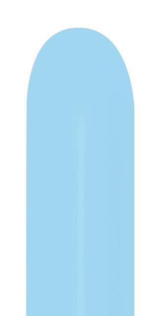 Sempertex 260B Pastel Matte Blue Twisters 50ct Bag #57377