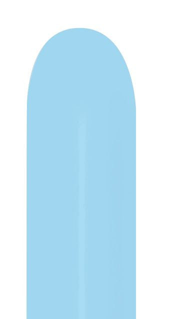 Sempertex 260B Pastel Matte Blue Twisting Balloons 50ct #57377