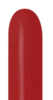 Sempertex 260B Deluxe Imperial Red Twisting Balloons 50ct #57525