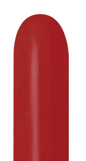 Sempertex 260B Deluxe Imperial Red Twisting Balloons 50ct #57525
