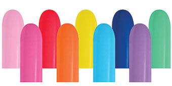 Sempertex 160B Fashion Assorted Twisters 100 Bag #57600