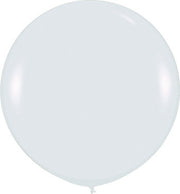 24" Sempertex Fashion White Latex Balloons 1 count #59002