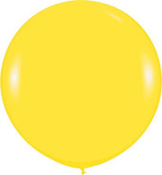 24" Sempertex Fashion Yellow Balloons 1 count #59005