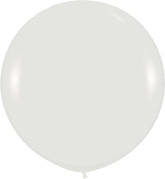 24" Sempertex Crystal Clear Latex Balloons 1 count #59011
