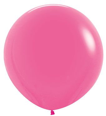 24" Sempertex Neon Magenta Balloons 1ct #59059 (D)