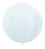 36" Sempertex Pearl White Balloons 1 count #56061